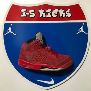 Jordan Retro Red Suede 5s